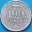 Монета Бразилия 100 рейс 1889 год.