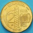 Монета Бразилия 2000 рейс 1938 год. Герцог Кашиас. XF