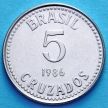 Монета Бразилия 5 крузадо 1986 год