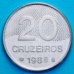 Монета Бразилия 20 крузейро 1985 год