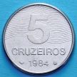 Монета Бразилии 5 крузейро 1980-1984 год