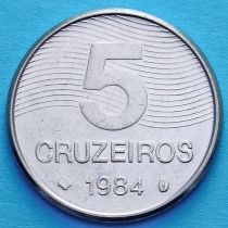Бразилия 5 крузейро 1980-1984 год