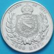 Монета Бразилия 2000 рейс 1889 год. Серебро.