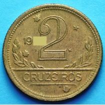 Бразилия 2 крузейро 1946 год.
