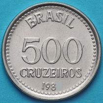 Бразилия 500 крузейро 1986 год.