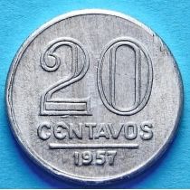 Бразилия 20 сентаво 1957 год. Герб