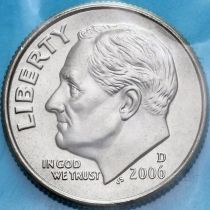 США 10 центов 2006 год. D. BU