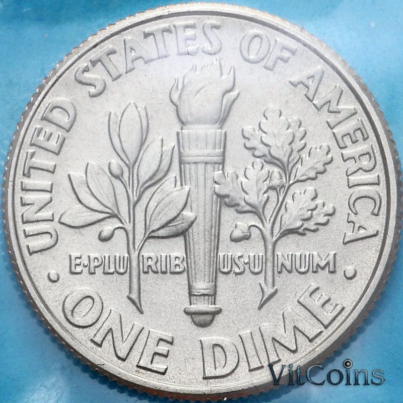 Монета США 10 центов 2006 год. D. BU