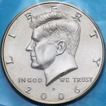 США 50 центов 2006 год. D. BU