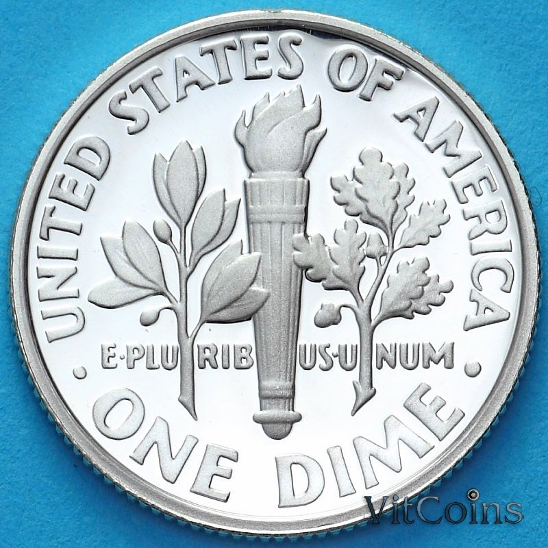 Монета США 10 центов 2007 год. S. Пруф Монета США 10 центов 2007 год. S. Пруф