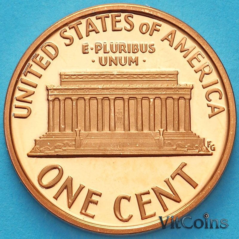 Монета США 1 цент 2007 год. Пруф. S Монета США 1 цент 2007 год. Пруф. S