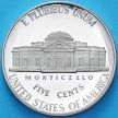 Монета США 5 центов 2007 год. S. Пруф