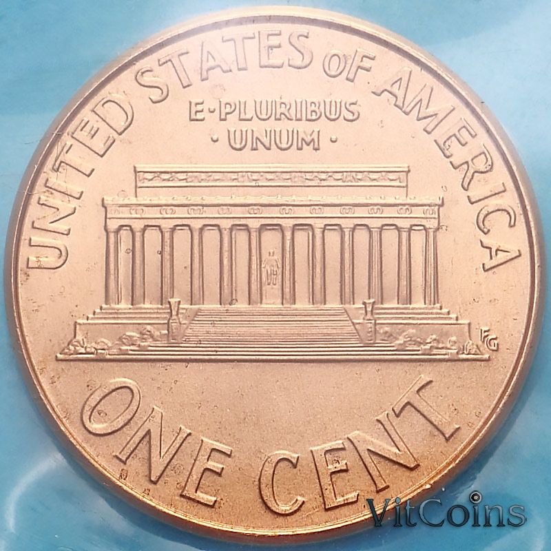 Монета США 1 цент 2006 год. D