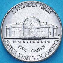 США 5 центов 1963 год. Томас Джефферсон. D