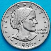 США 1 доллар 1980 год. Р. Сьюзен Энтони. UNC