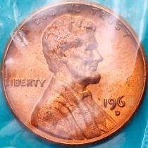 США 1 цент 1961 год. D