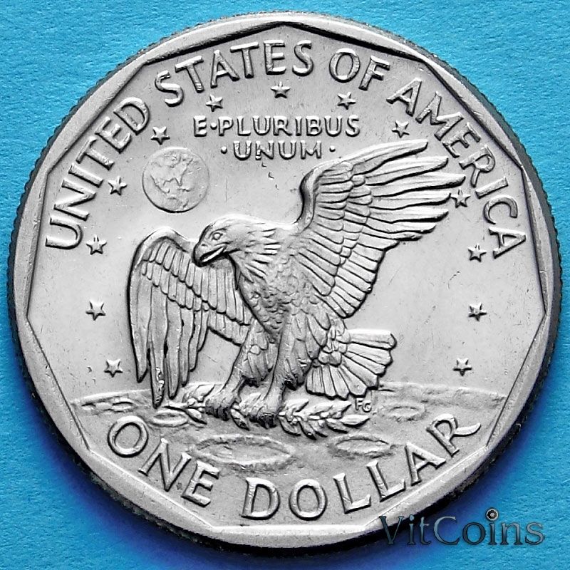 США 1 доллар 1979 год. Сьюзен Энтони. S