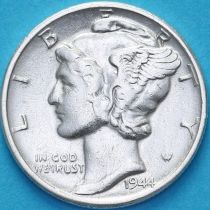 США 10 центов (дайм) 1944 год. Филадельфия.