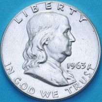 США 50 центов 1963 год. 