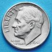 Монета США 10 центов (дайм) 1948 год. Филадельфия. Серебро