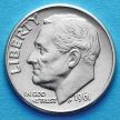 Монета США 10 центов (дайм) 1961 год. D. Серебро