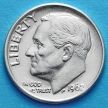 Монета США 10 центов (дайм) 1962 год. Филадельфия. Серебро