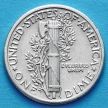 Монета США 10 центов (дайм) 1941 год. Серебро