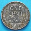 Монета США 1 цент 1943 год. Из обращения, S,D.