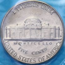 США 5 центов 1964 год. Томас Джефферсон. D