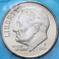 США 10 центов 2006 год. P. BU