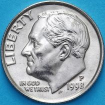 США 10 центов (дайм) 1998 год. Р