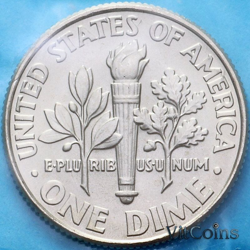 Монета США 10 центов 2006 год. P. BU