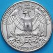 Монета США 25 центов 1991 год.  Р