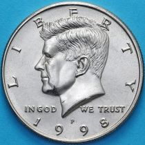США 50 центов 1998 год. P. UNC