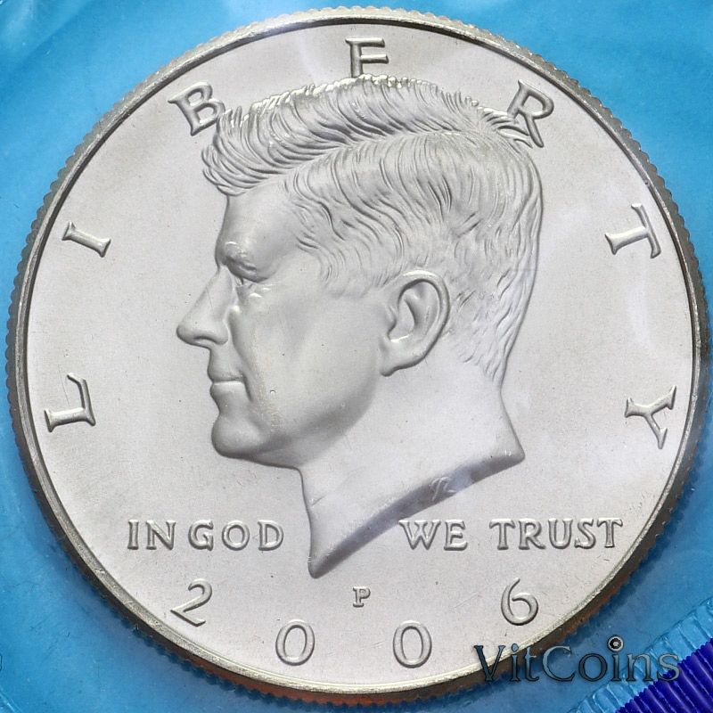 Монета США 50 центов 2006 год. P. BU