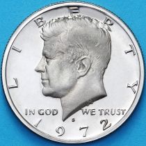 США 50 центов 1972 год. S. Кеннеди. Пруф