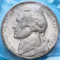США 5 центов 1970 год. Томас Джефферсон. S