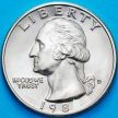 Монета США 25 центов 1985 год. D