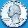 Монета США 25 центов 1974 год. S. Пруф