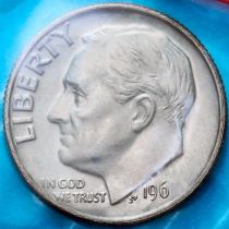 США 10 центов (дайм) 1965 год. Филадельфия