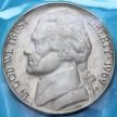 Монета США 5 центов 1969 год. Томас Джефферсон. S