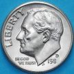 Монета США 10 центов 1989 год. D