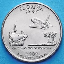 США 25 центов 2004 год. Флорида. Р