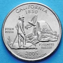 США 25 центов 2005 год. Калифорния. Р