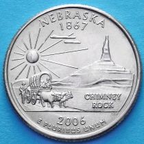 США 25 центов 2006 год. Небраска. Р
