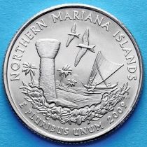 США 25 центов 2009 год. Северные Марианские острова. D