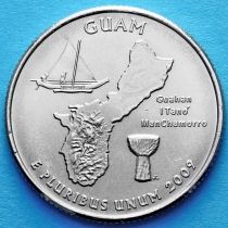 США 25 центов 2009 год. Гуам. Р