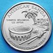 Монета США 25 центов 2009 год. Американское Самоа. D
