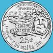 Монета США 25 центов 2023 год. Эдит Канакаоле. D