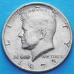 Монета США 50 центов 1973 год. Без отметки монетного двора. Кеннеди.